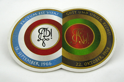 Bierdeckel doppelt