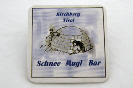 Schnee Flirt Bierdeckel