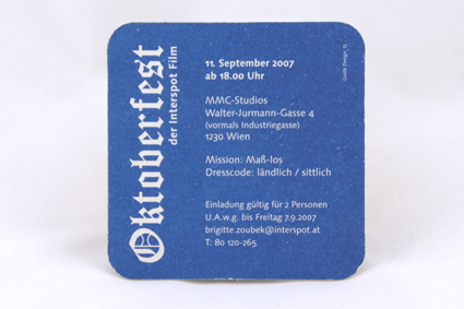 O zapft is Bierdeckel